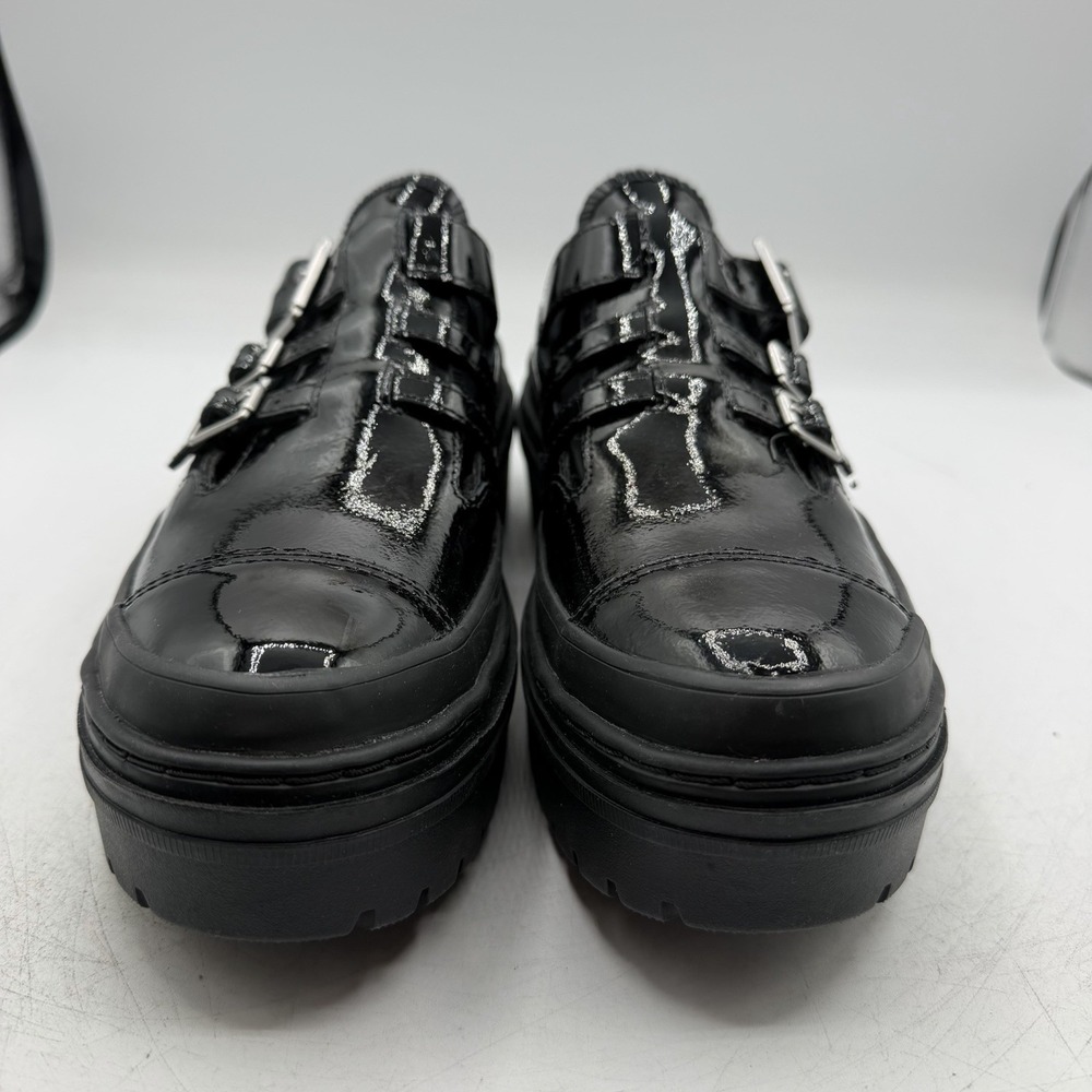 Converse Chuck Taylor Lugged Mary Jane Platform Shoes Womens Sz 8 Black Goth - Picture 4 of 11